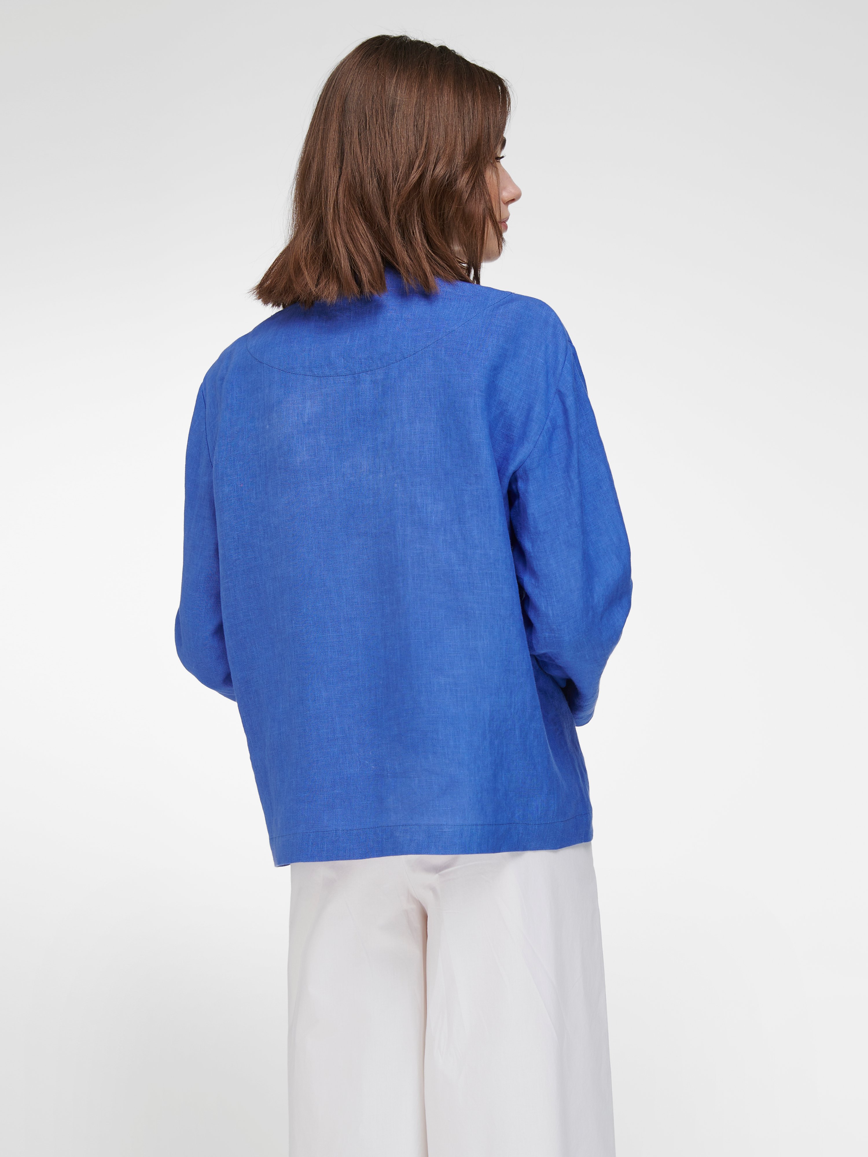 Blusen-Jacke aus 100% Leinen