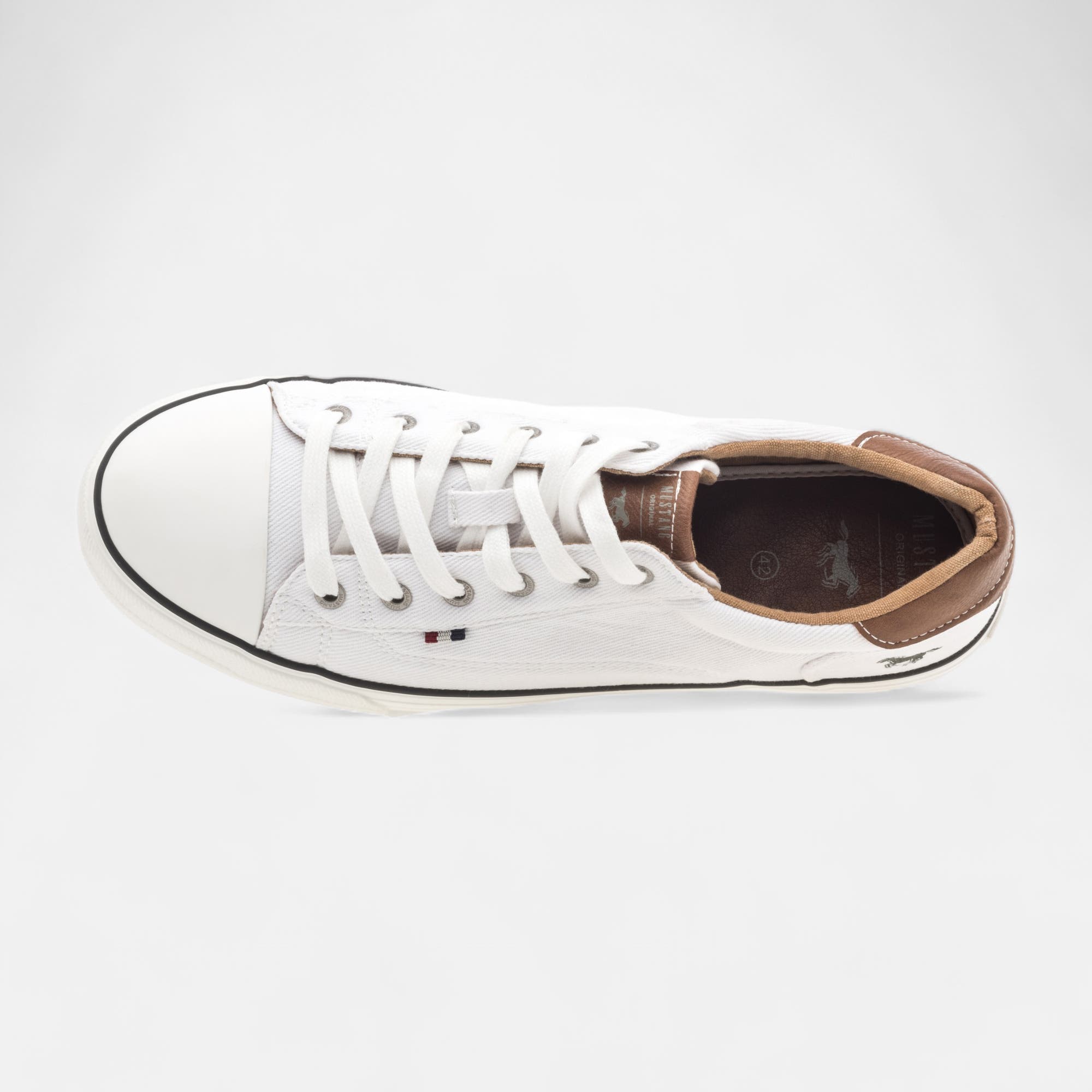Chaussures en toile Homme blanc