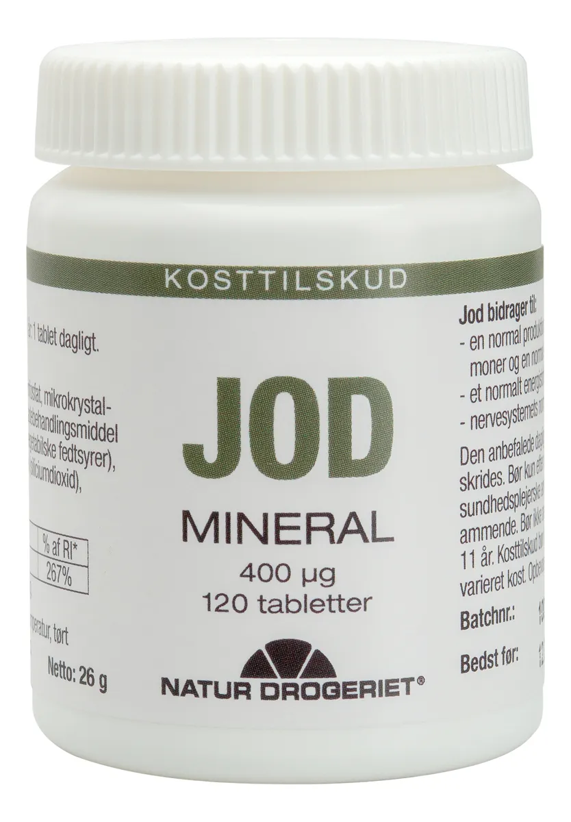 Natur-Drogeriet Jod 400 µg - 120 tabl.