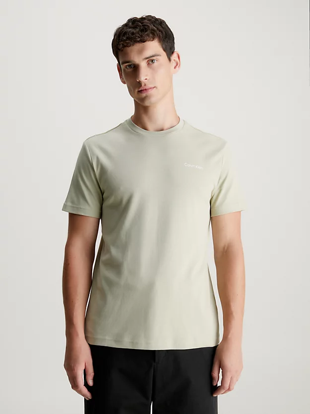Camiseta de mistura de algodão
