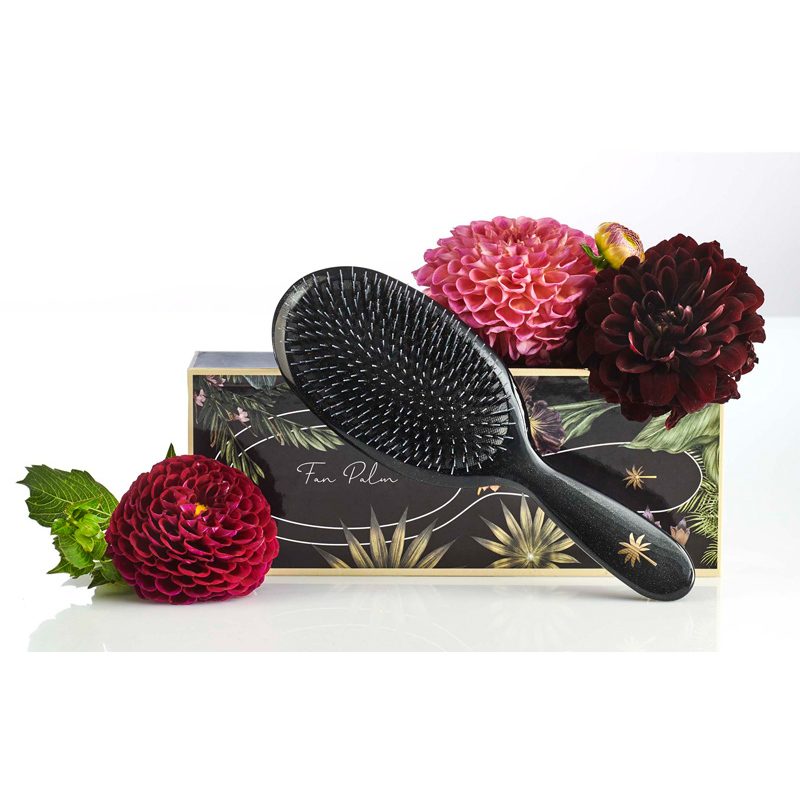 Fan Palm Hair Brush Large - Stardust