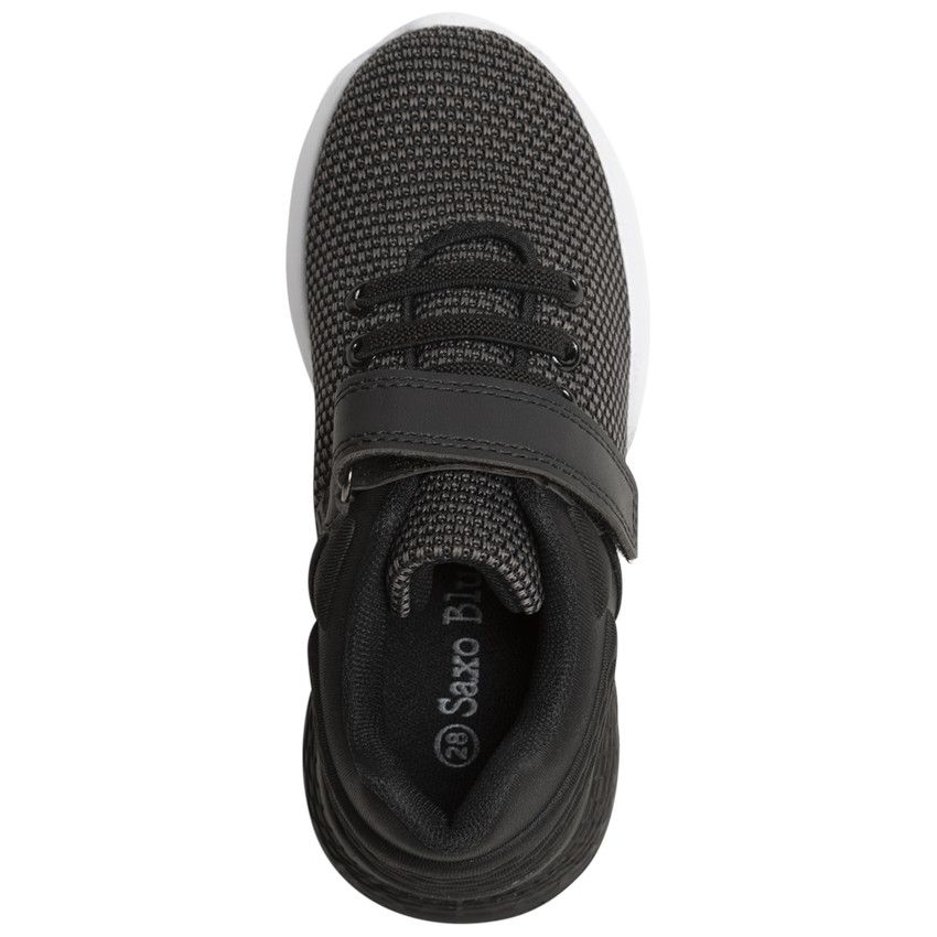 Baskets de sport en mesh à semelle bicolore pour garçon - Noir