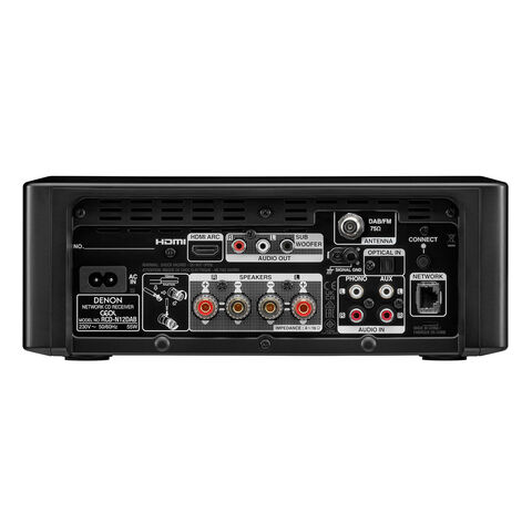 DENON CEOL RCD-N12DAB – mini-streaminginstallatie met HDMI en HEOS Zwart