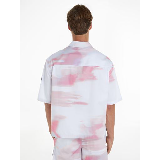 Calvin Klein Jeans Diffused Skjorte, Diffused Skyscape, XL