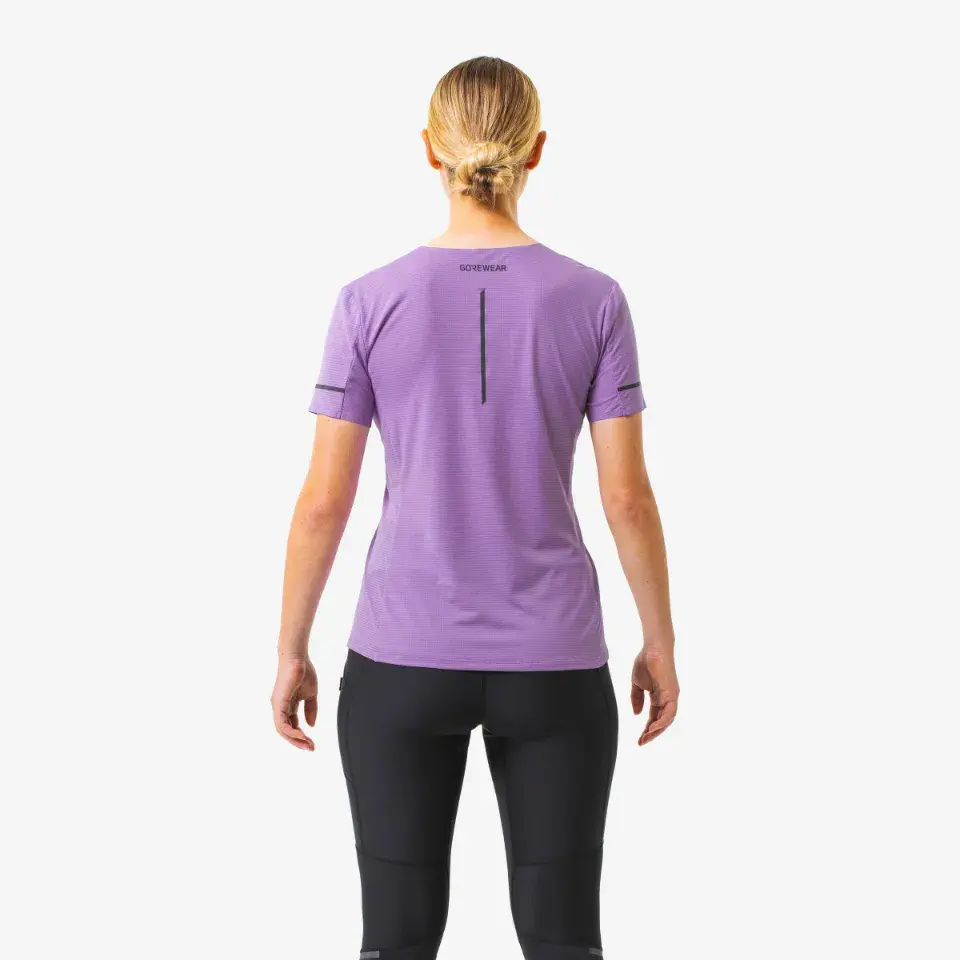 GORE Wear Contest 2.0 Hardloopshirt Korte Mouwen Paars Dames