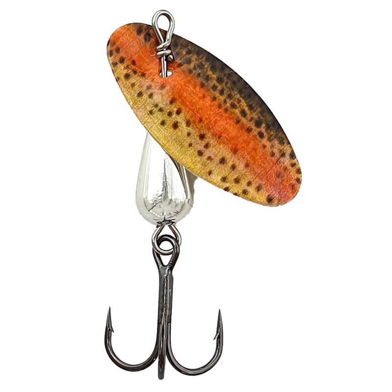 Cuiller Tournante Suissex Cicada Fish Skin Rainbow Trout
