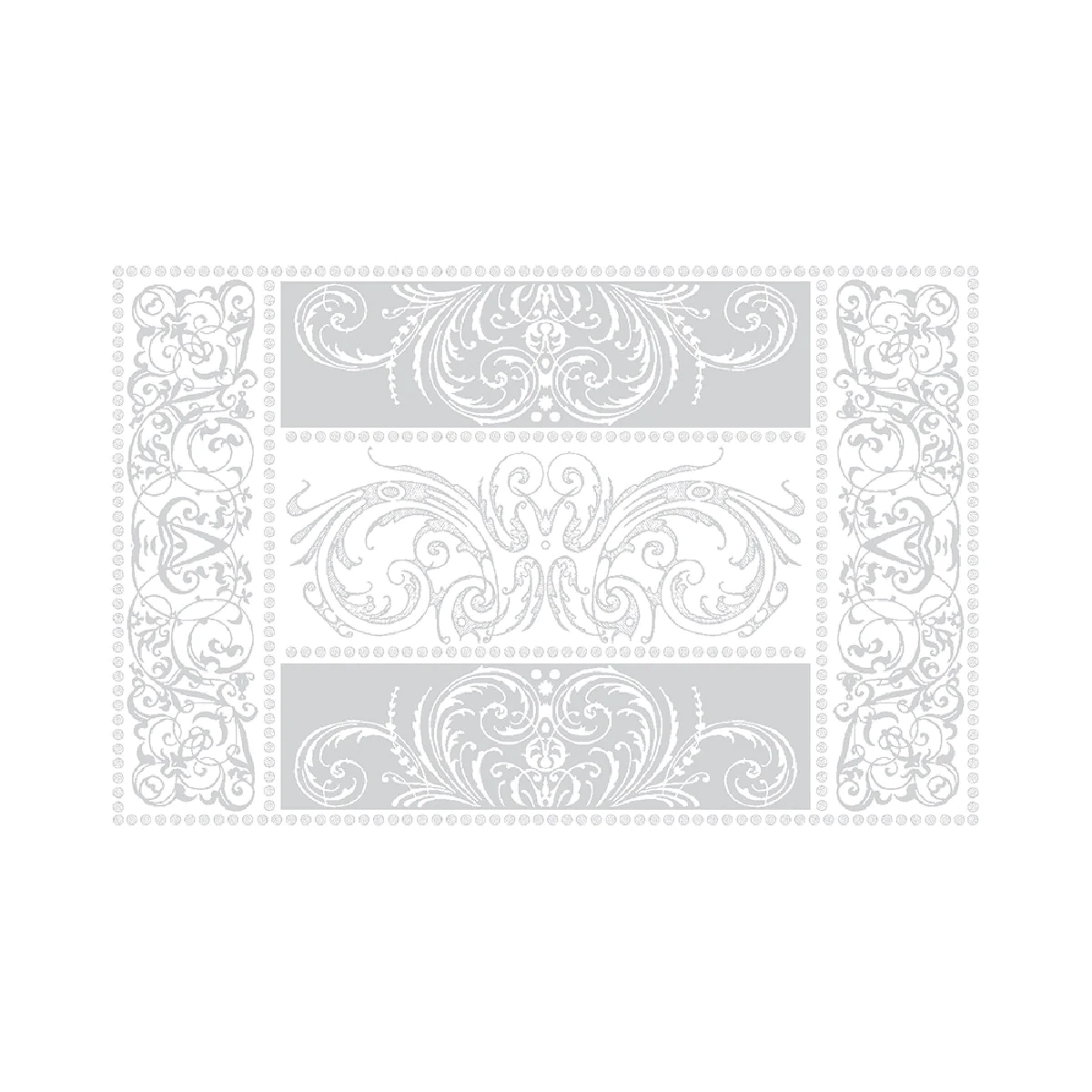 Set antitache déperlant pur coton bio blanc 54X39 Garnier Thiebaut