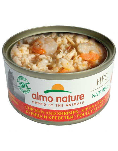 Almo Nature Hfc Cat Natural Blik 70 g - Kattenvoer