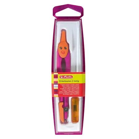 Herlitz Zirkelkasten, pink