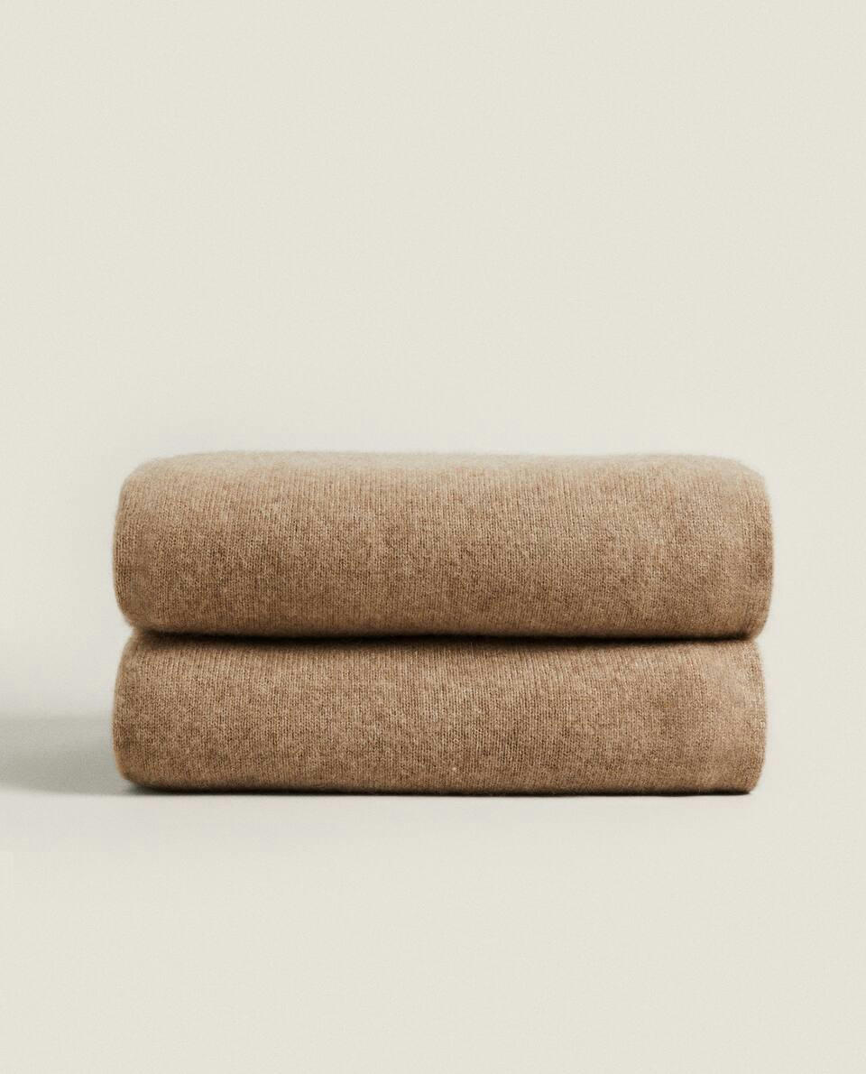 COBERTOR DE TRICÔ DE CASHMERE