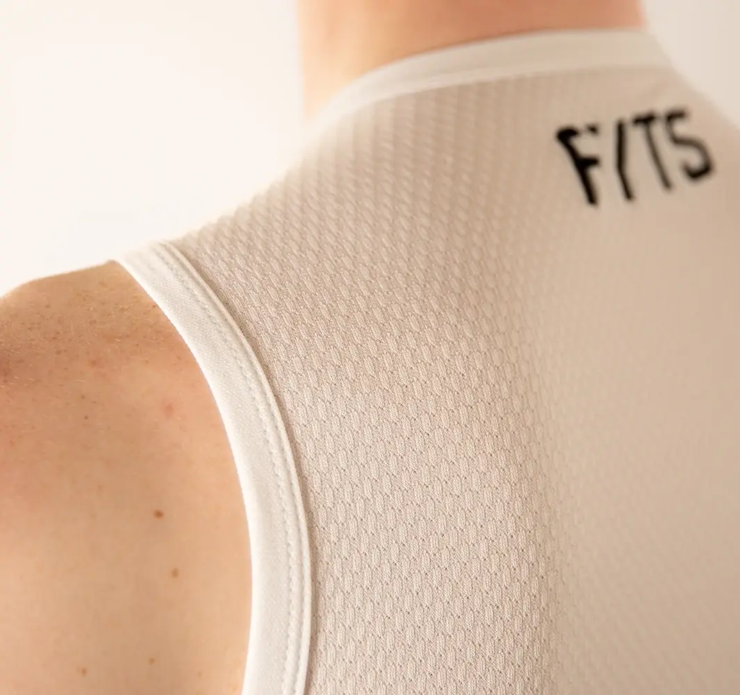 FYTS Cool Ondershirt Mouwloos Wit Dames