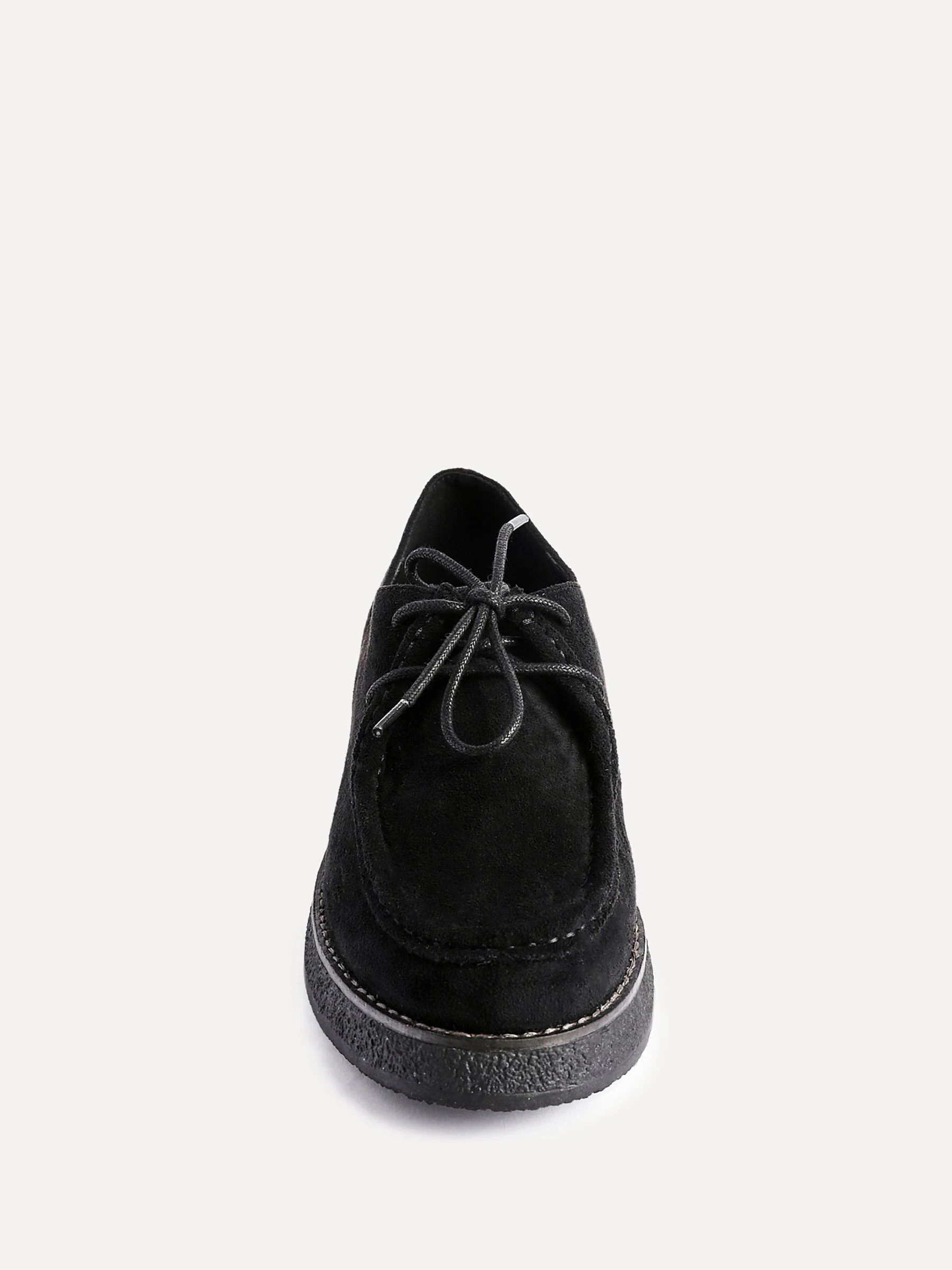 Zwart - Linzi Perth Laced Chunky Loafers
