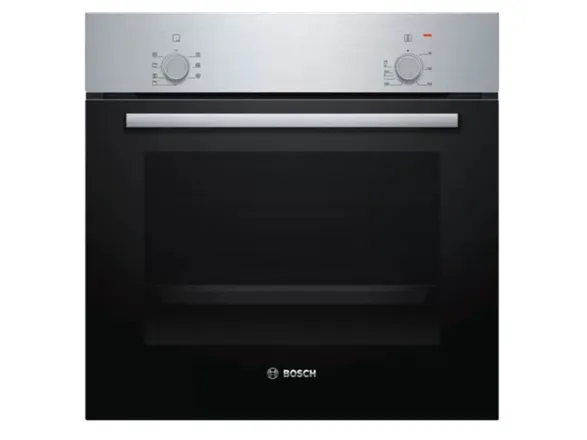 Bosch HBF010BR1S Serie | 2, Indbygningsovn, 60 x 60 cm, rustfrit stål