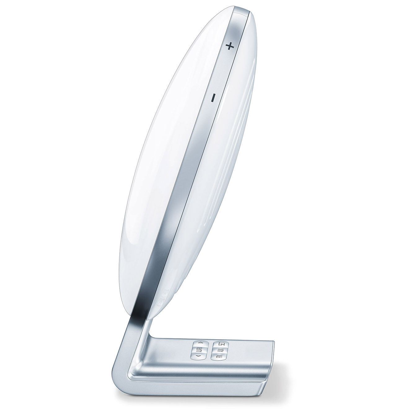 Beurer Radio-réveil lumineux connecté via Bluetooth & USB blanc