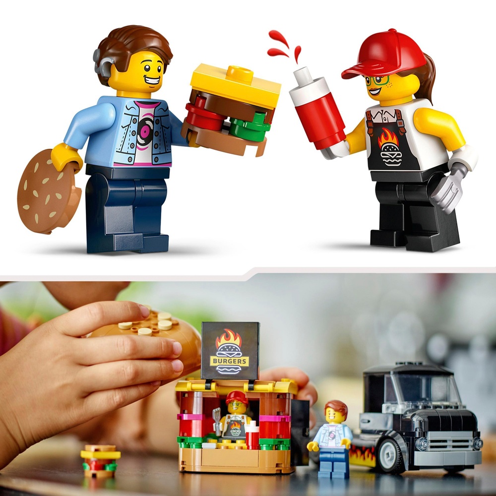 LEGO City 60404 Burger Van Food Truck Spielset