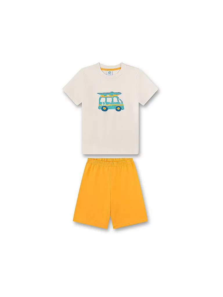 SANETTA Kinder Pyjama Set 2teilig  creme