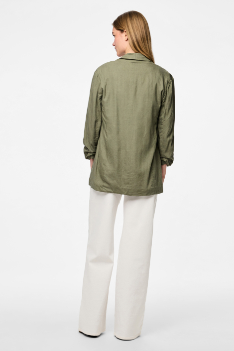 Pieces groene dames blazer