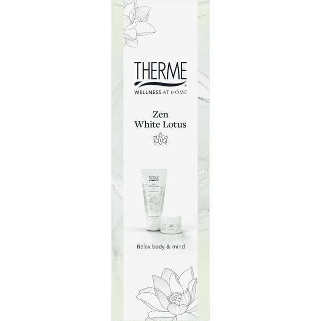 Therme Zen White Lotus Shower Satin 200ml + Body Butter 75g Geschenkset