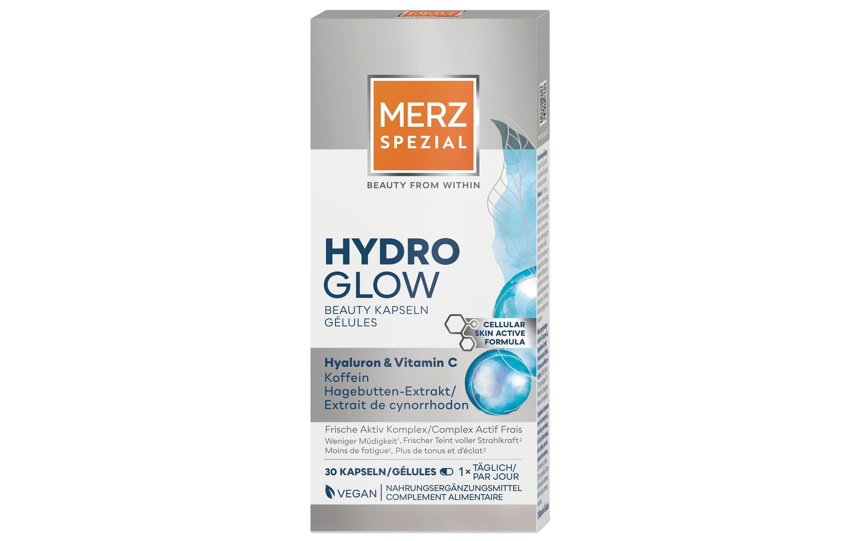 Hydro Glow Beauty 30 KapselnVegane Nahrungsergänzung für strahlend schöne Haut
