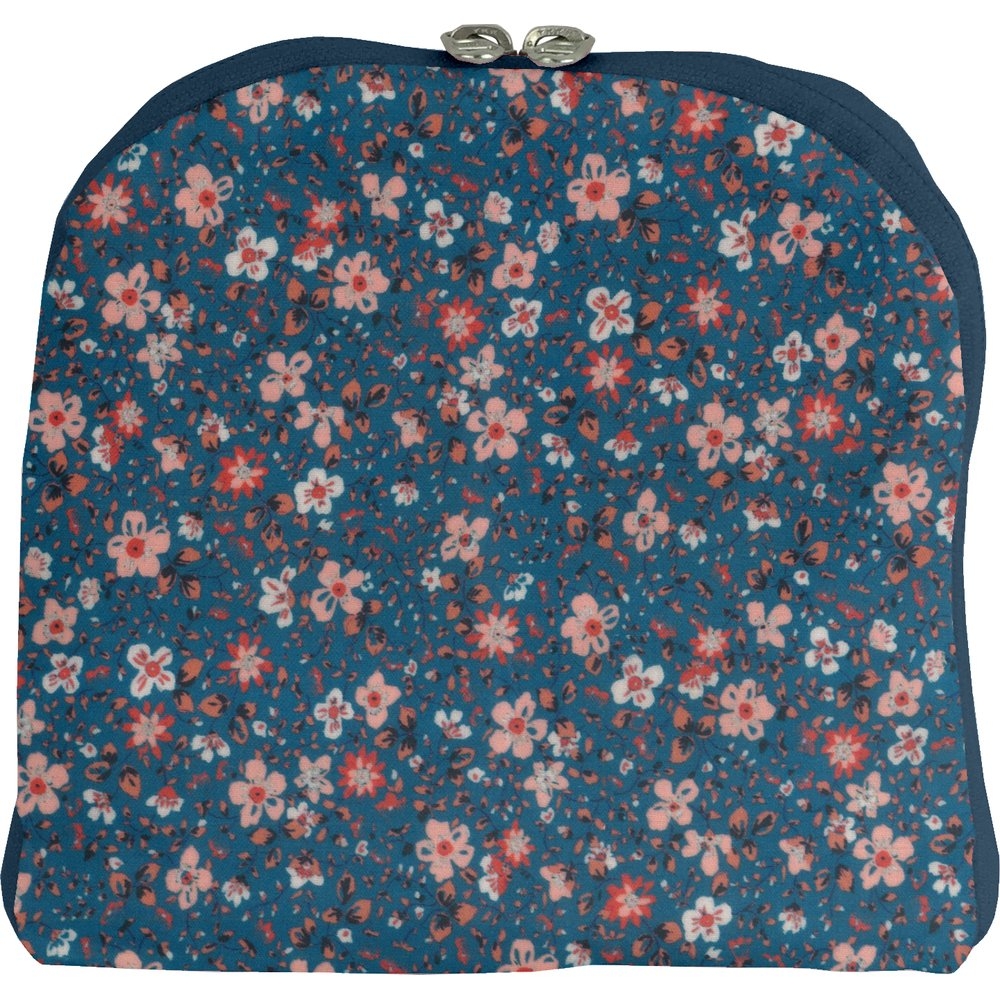 Sac À Dos Pliable Fleuri Nude Ardoise