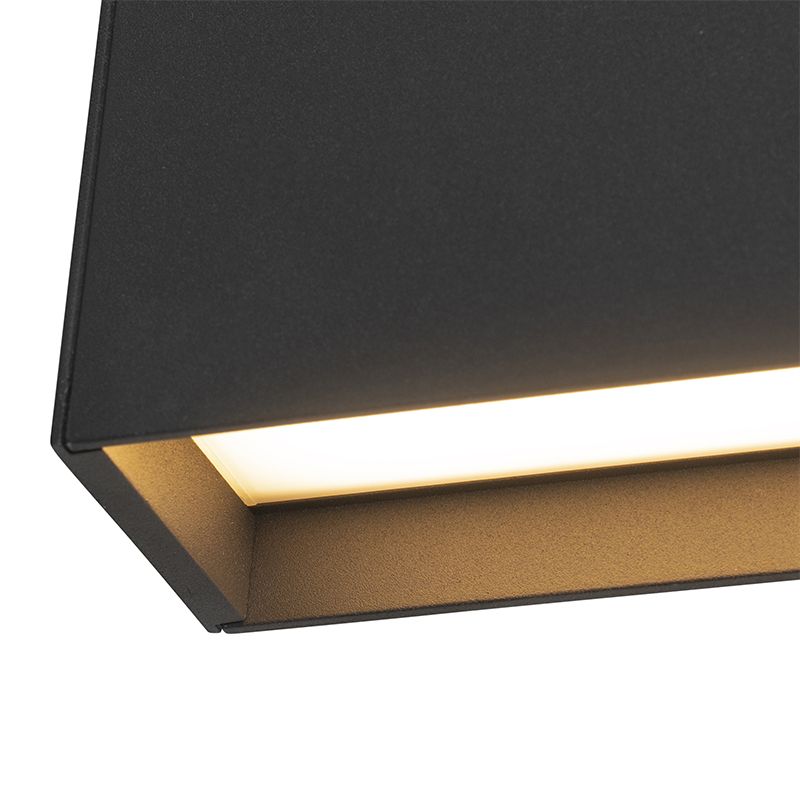 Moderne wandlamp antraciet incl. LED IP54 - Spector