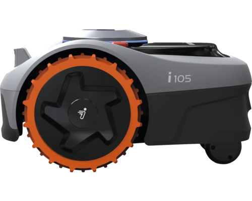 SEGWAY Navimow i105E robotmaaier, 18 cm/500 m² met app, zonder begrenzingsdraad, met GPS-RTK-technologie en AI-ondersteunde kartering