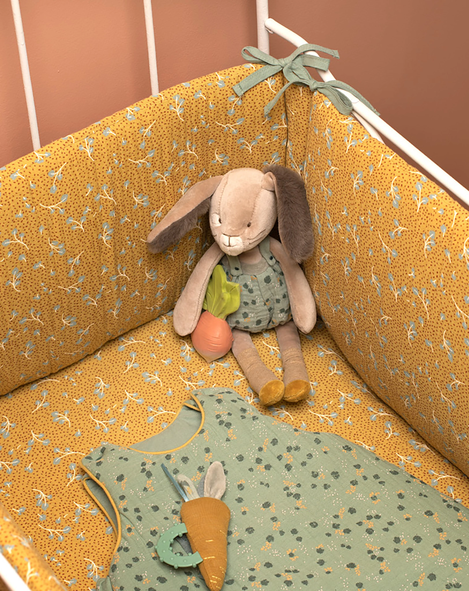 Plüschtier TROIS LAPINS - KANINCHEN (38cm) in grün