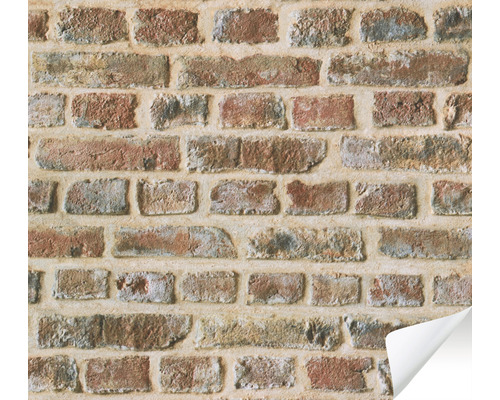 Zelfklevend behang 38569-1 Baksteenrood beige 8,40 x 0,53 m