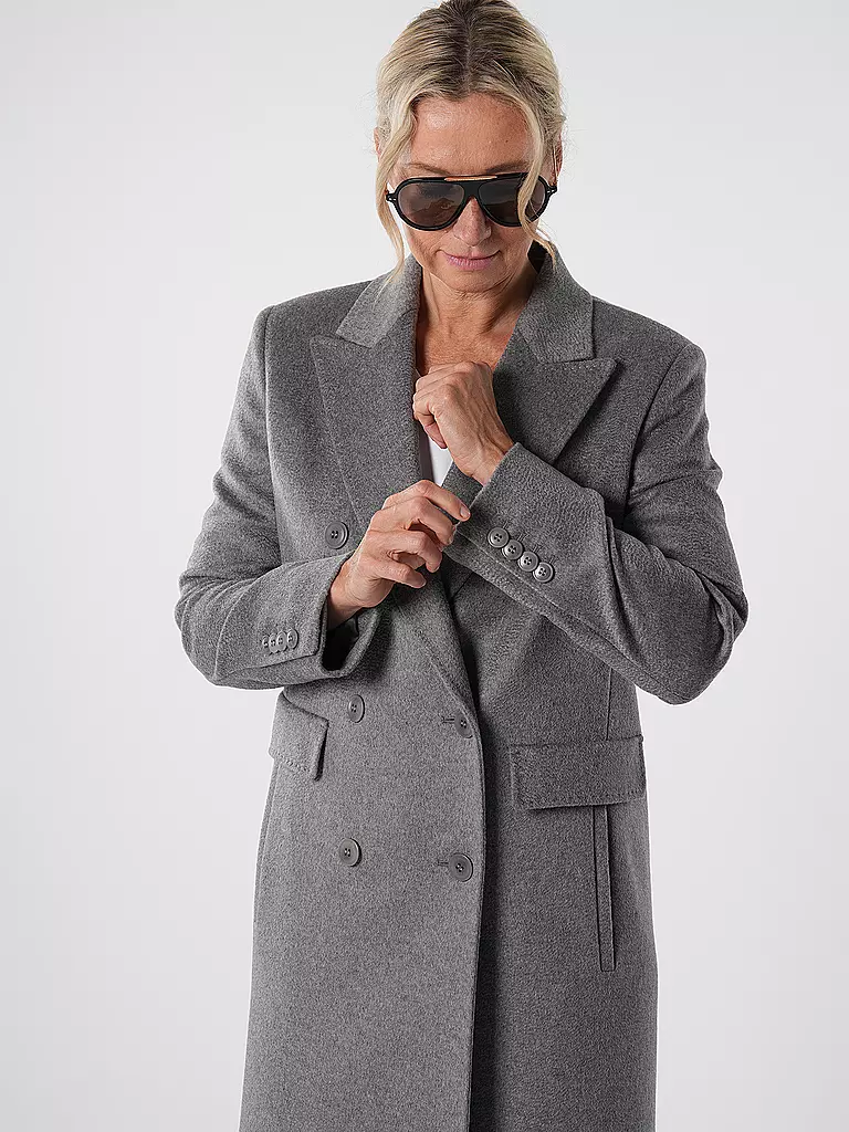 MAX MARA STUDIO Wollmantel COROLLA grau