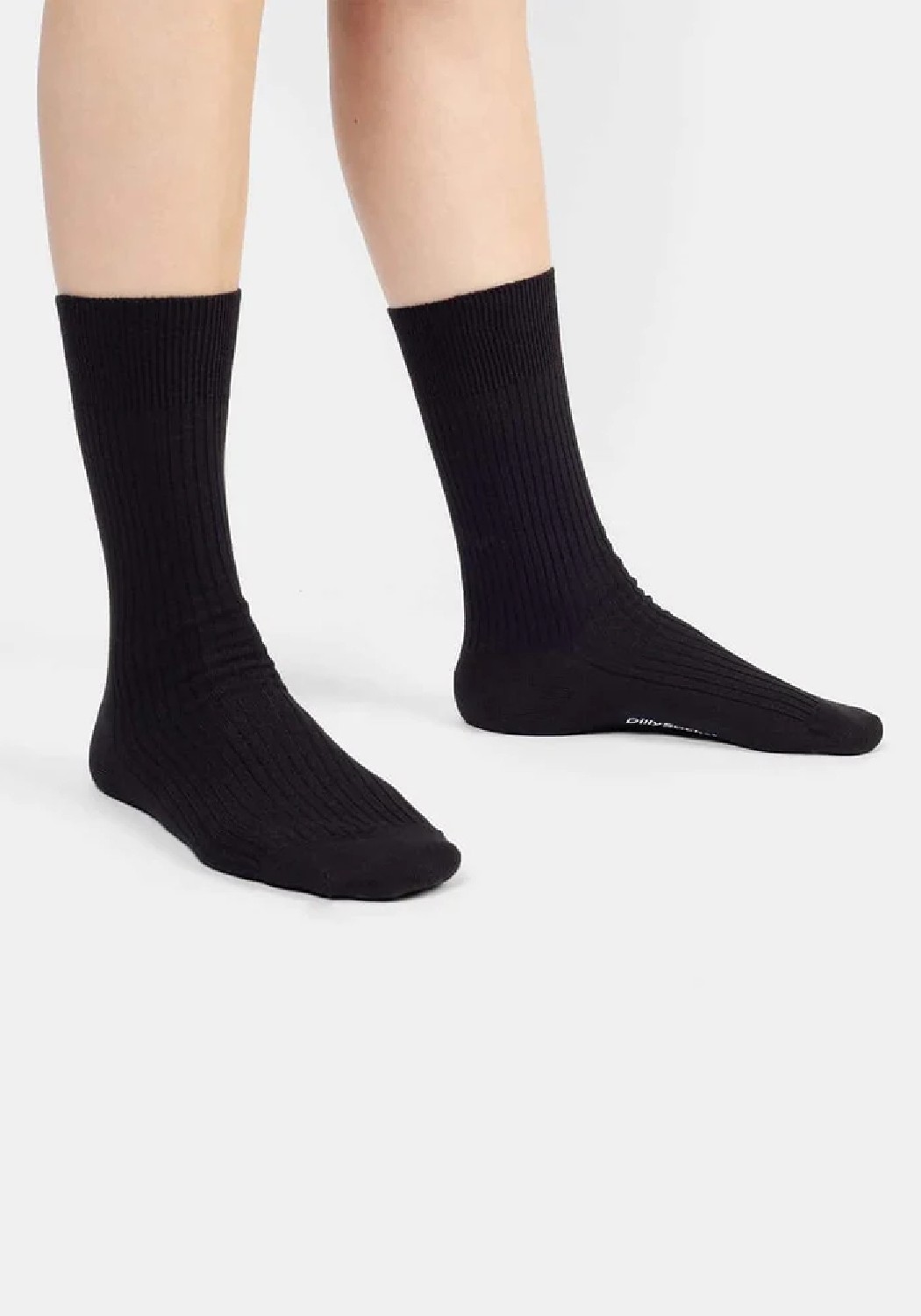 DillySocks Socken Ribbed Night Black