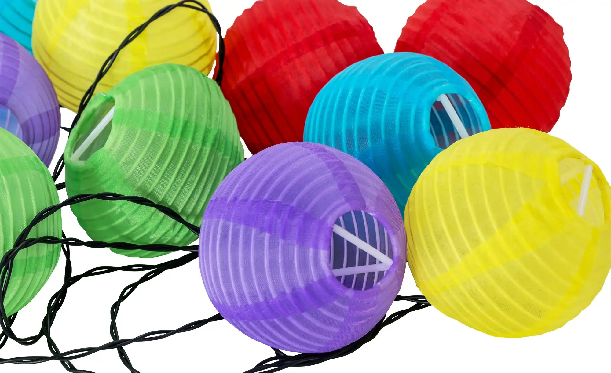 LED Solar Lampionkette