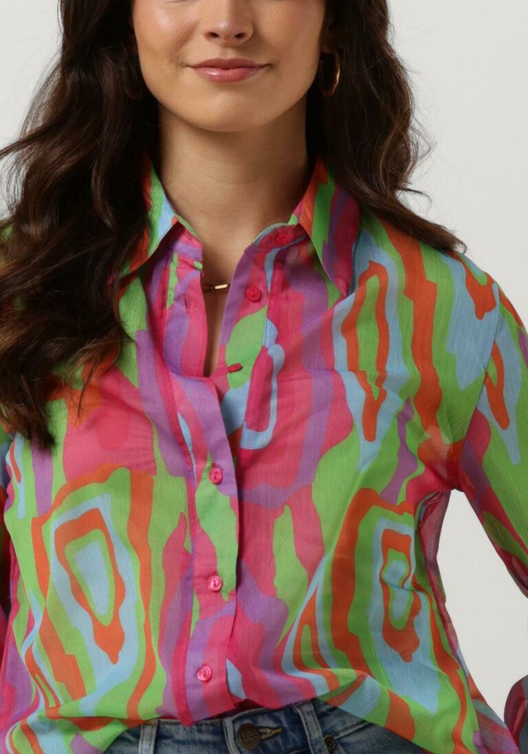 EST\\'SEVEN multi est'seven blouse est'cw blouse color rebel
