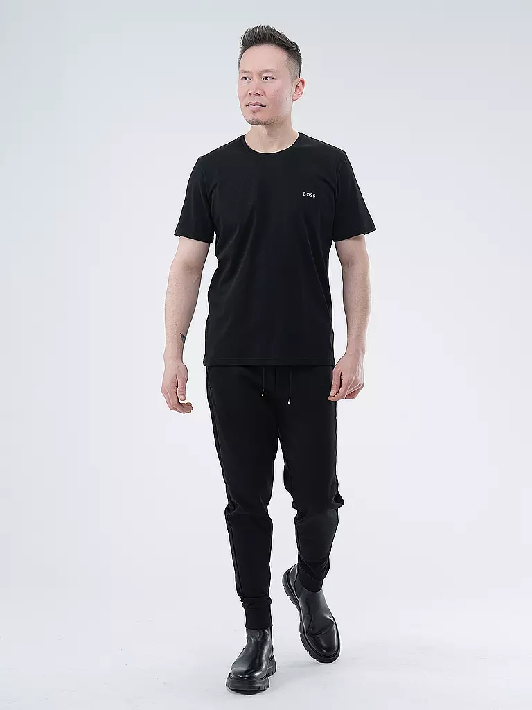 BOSS Loungewear T-Shirt schwarz