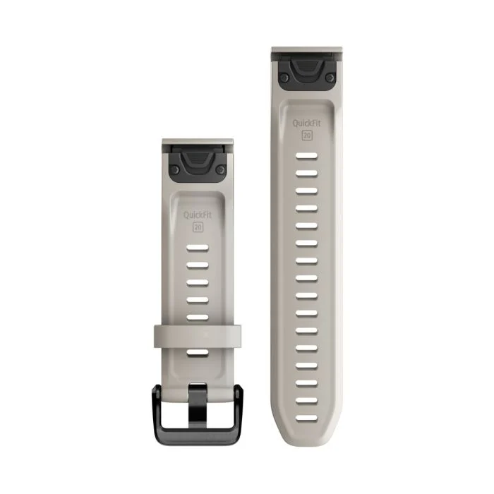 Garmin Unisex Tilbehør til ure/armbånd QuickFit® 20 Strap (Silicone) Grå