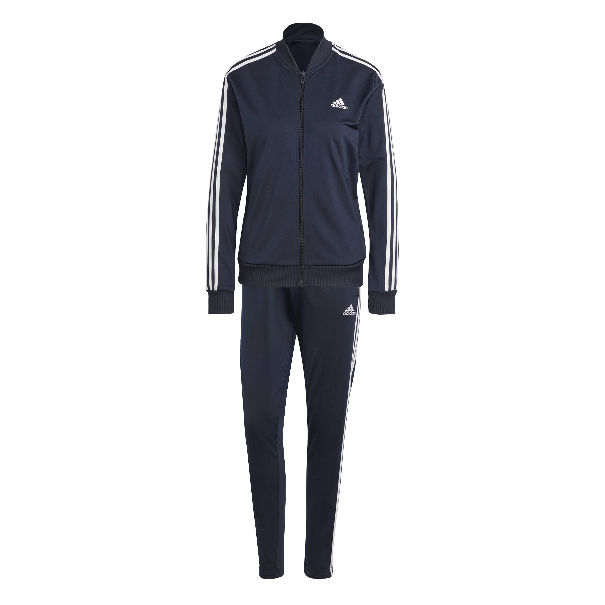 adidas 8 Stripes Survêtement Femmes - Bleu Foncé , Blanc