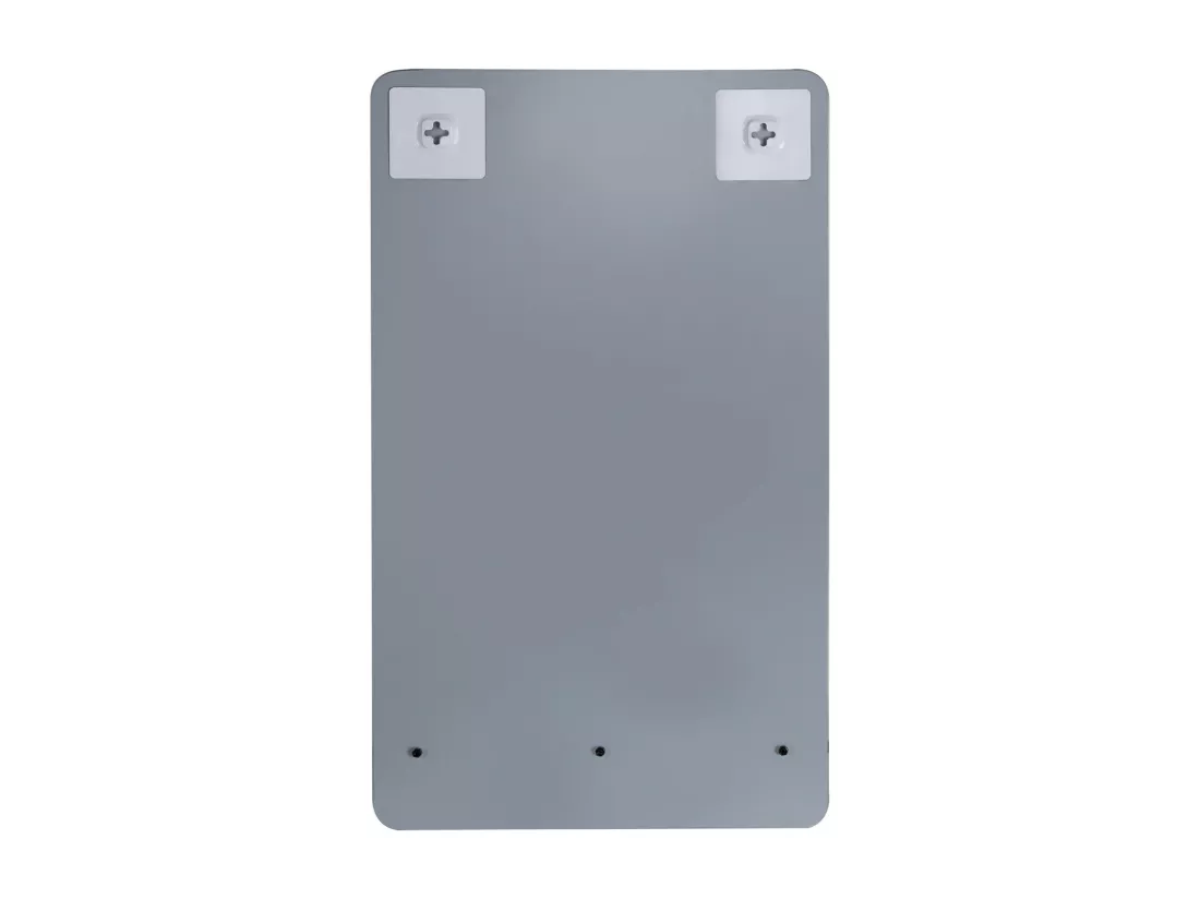 Miroir pour lave main WC avec tablette blanche 40 x 70 cm SIMONA