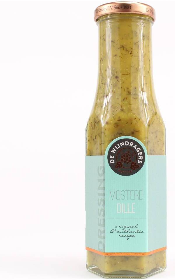 Wijndragers dressing mosterd dille 250 ml