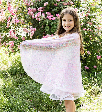 Great Pretenders Kostüm - Pink Pailletten-Twirl-Cape