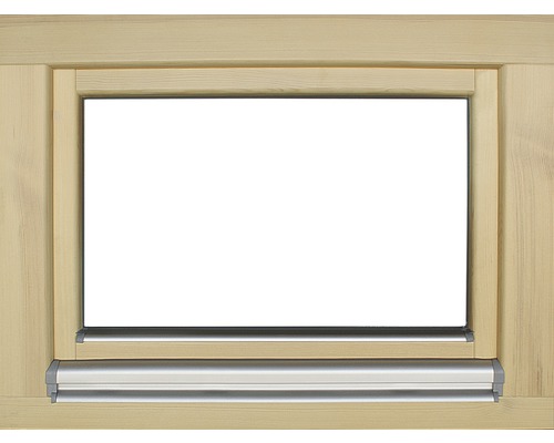 Houten raam, grenen, gelakt, 800x600 mm, DIN links