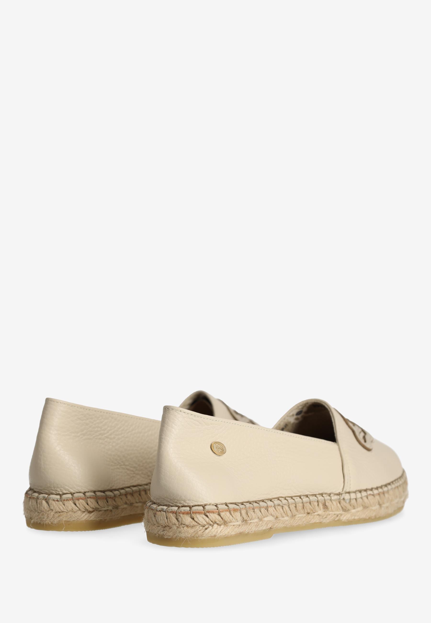 MILI LILY B Espadrille leather Beige