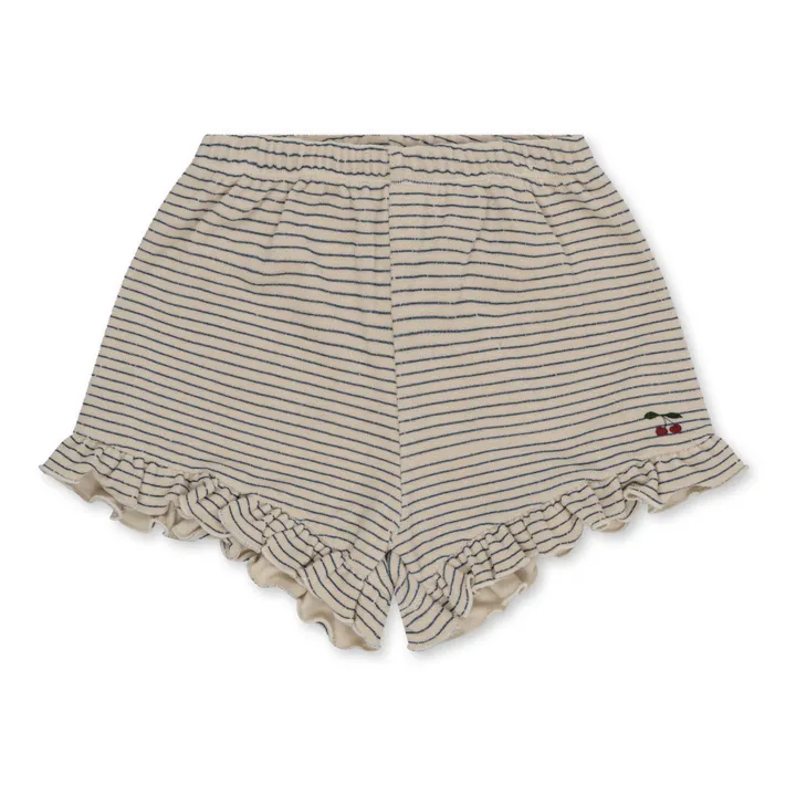 Konges Sløjd Short Itty Rayé Coton Bio | Bleu