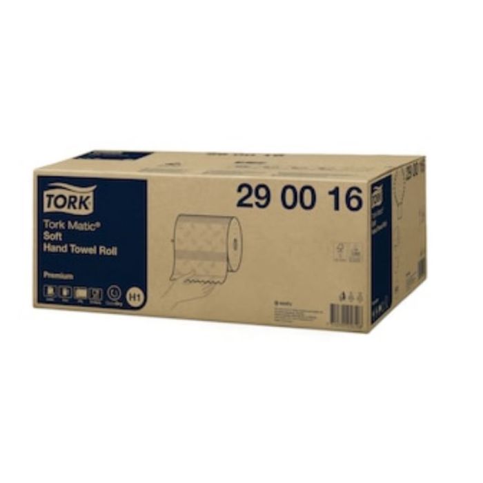 Tork 290016 Matic H1 papieren handdoekrollen Premium H1 extra zacht 2laags wit (290016)