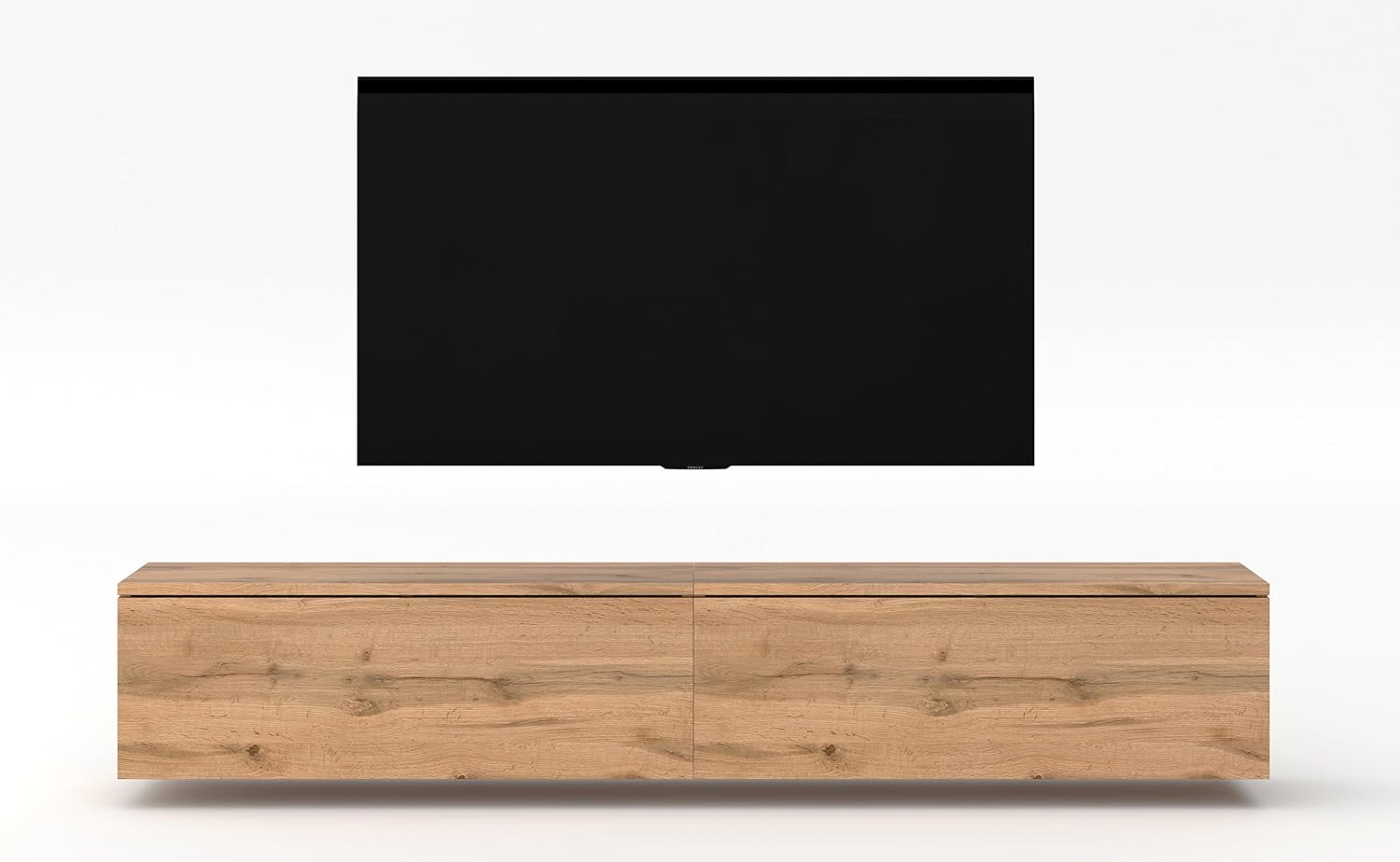 Schrank für TV Designer Lowboard Eiche Wotan Loriano 2x100cm