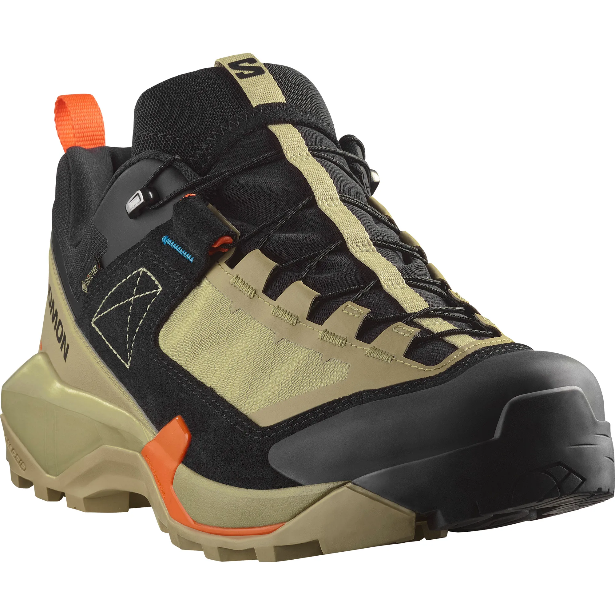Salomon Men's X Ultra Alpine GORE-TEX Sponge/Black/Red Orange