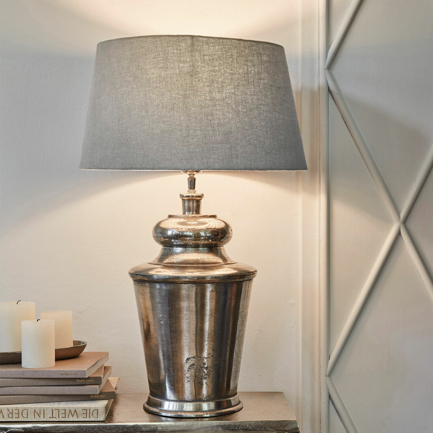 Lampenschirm Boffas taupe
