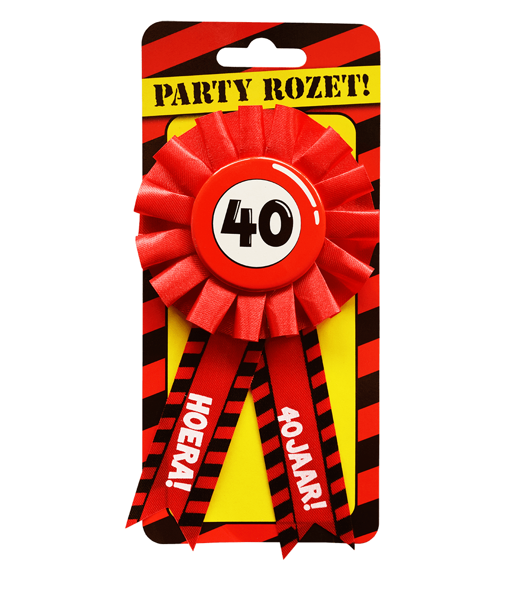 Rozet Hoera 40 Jaar Hoera