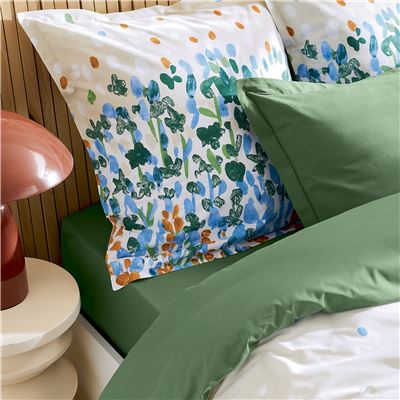 Linge de lit fleurs naïves