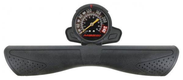 Pompe à Pied Massi CM-F06 Tubeless HP (Max 260 psi / 18 bar) Noir