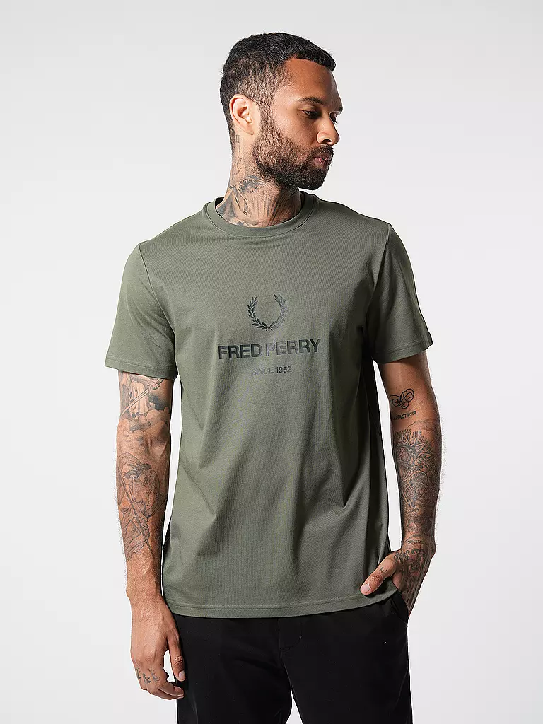 FRED PERRY T-Shirt  olive
