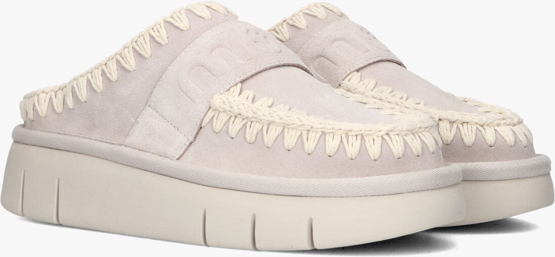 beige mou instappers bounce clog